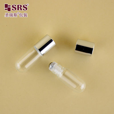 購入 BLP-3ML クリアフレグランスロールオンガラスボトル、ゴールドメタルキャップ付き オンライン製造