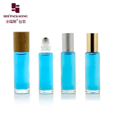 購入 漏れ防止ガラス バンブー ロール オン ボトル 15ml 容量 カスタマイズ 可能な色 ロゴ 抗 発疹 皮膚ケア ロール オン オンライン製造