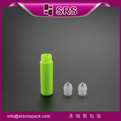 購入 安全なシール付きの緑色のプラスチックロールボトル 薬剤類 漏れ防止 5ml 香水ロールボトル オンライン製造