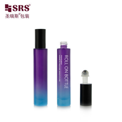 購入 GB1-15ml エッセンシャルオイル ロールオン容器 グラデーション 紫 青色 カスタマイズ オンライン製造