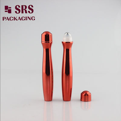 購入 SRS8447-15ML ファンシーシャイニーレッド 空のプラスチックロールオンボトル（印刷あり） オンライン製造