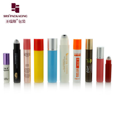 購入 滑らかな表面 20ml 丸いシリンダー PP プラスチックロール ボトル 眼ケア用血清 オンライン製造