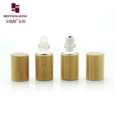 購入 BG-2ML 空の化粧品竹製ローラーボトル、ステンレススチールメタルボール付き、ミニ香水オイル包装 オンライン製造
