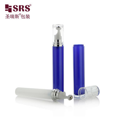 購入 LR001-15/20ML アクリルローラーボトル ブルー スプレー塗装 光沢シルバーショルダー付き オンライン製造