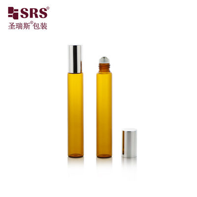 購入 BLP ((S-A) -10ML 香水用皮膜油用のアンバー色のガラスのローラーボトル オンライン製造