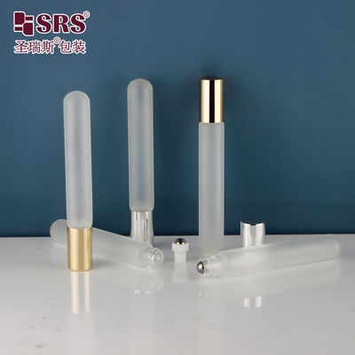 購入 BLP ((S-A) -10ML フレスト 透明 丸い底のチューブ ガラスのローラーボトル オンライン製造