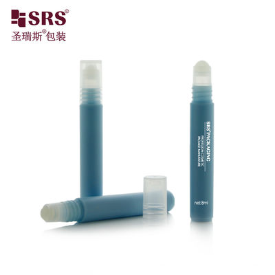購入 RPPH-8ML 工場 柔らかいジェルパッケージングのためのプラスチックローラーボール適用器の光り輝く凍結青いチューブ容器 オンライン製造