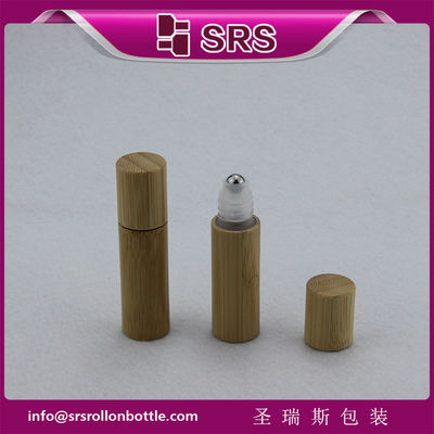 購入 SRS 5ml 竹ローラーボールボトル、竹プラスチックアイクリームボトル オンライン製造