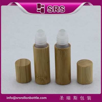 購入 SRS 5ml 竹ローラーボールボトル、プラスチックボール付きボトルに竹ロール オンライン製造