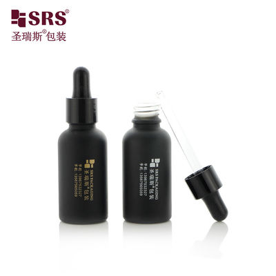 購入 ブラックプラスチックドロッパー ガラスボトル 5ml 10ml 15ml 20ml 30ml 50ml 100ml オイル用 オンライン製造