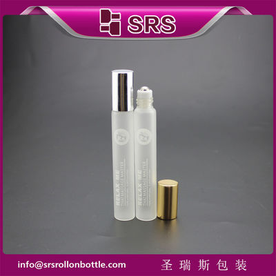購入 SRS 高級空の 10 ml フロストガラス ローラー ボール ボトル香水用 オンライン製造