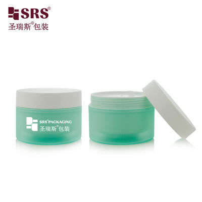 購入 SRSJK-200g ミント緑色 カスタムマットPP プラスチッククリームボトル ヘアケア オンライン製造