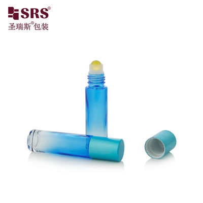 購入 BLPM-10ml グラデーションスカイブルー工業用ガラス香水ローラー、パーソナルケア用、スキンケアエッセンス包装用 オンライン製造