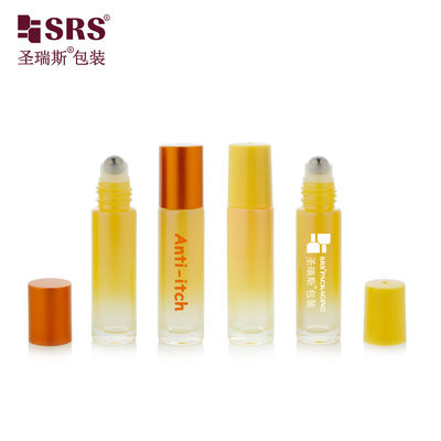 購入 BLPM-10ml 模造ガラスローラーボトル マットグラディアント 黄色のカスタマイズ 無料サンプル 香水用鉄球 オンライン製造
