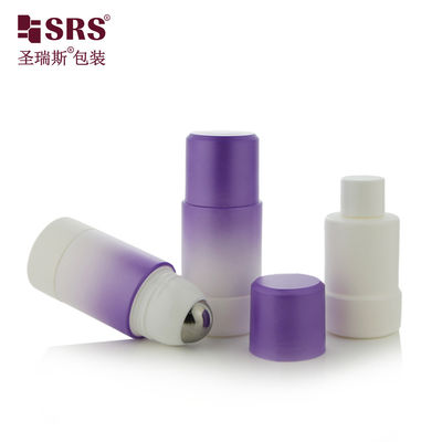 購入 RPPE(P)-50ml 75ml グラデーションパープル詰め替え可能ロールオンボトル シリンダー包装 主包装 除菌剤 デオドラント ジェル用 オンライン製造