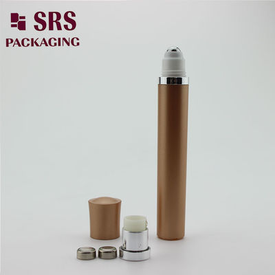 購入 漏れ防止 ゴールドカラー 振動式 ロールオンボトル 10ML アイクリーム用 オンライン製造