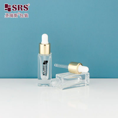 購入 D543-5ml 5ml-10ml 空の透明ドロッパーボトル 無料サンプル 金色の襟付き 大量購入用 オンライン製造