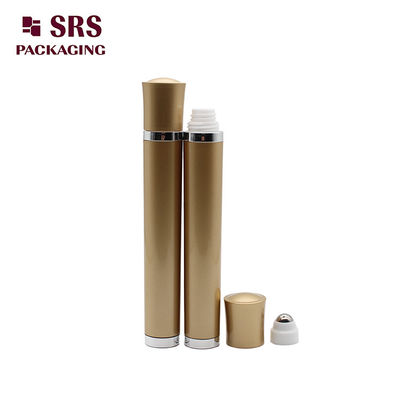 購入 SRS プラスチック ゴールドカラー 振動式 ローラーボールボトル 10ml (アイクリーム用) オンライン製造