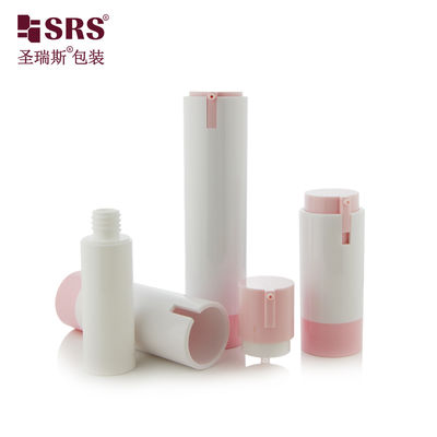 購入 Refillable Airless Pump Bottle 15ml 30ml 50ml AS+PP Cosmetic Container オンライン製造
