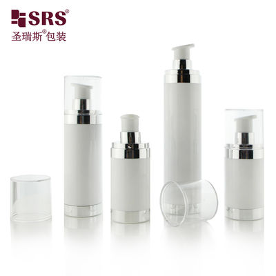 購入 Refillable 15ml 30ml 50ml AS+PP Airless Pump Bottle for Cosmetics オンライン製造