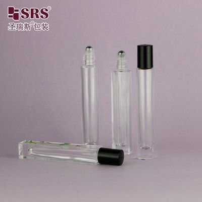 購入 工場 卸売 空き 透明 丸い ガラス ロール ボトル 10ml エッセンシャル オイル と 香水 オンライン製造