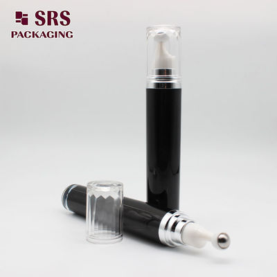 購入 SRS 空の化粧品アクリルローラーボールボトル ブラックカラー 15ml オンライン製造