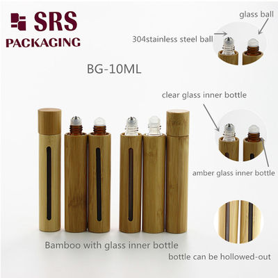 購入 SRS リアル バンブー コスメティック 香水 ガラス ロール 8ml 10ml 15ml ボトル オンライン製造