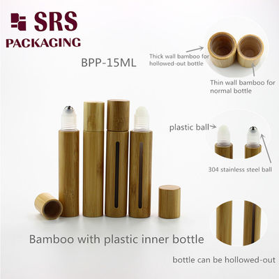 購入 SRS 空き化粧品 本物のバンブー プラスチックロール 5ml 8ml 10ml 15ml オンライン製造