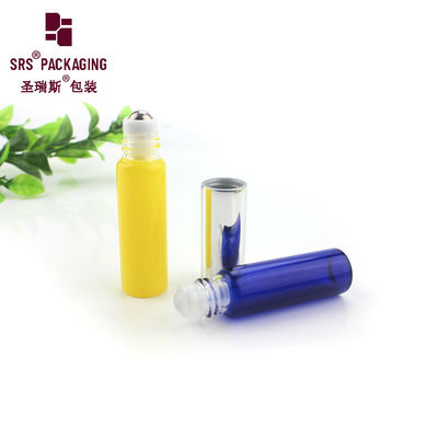 購入 薄肉丸型ガラス 5ml エッセンシャル オイル ボトル ローラー ボール オンライン製造