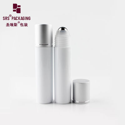 購入 ホワイト色の丸い形塑料のローラーボールボトル 30ml オンライン製造