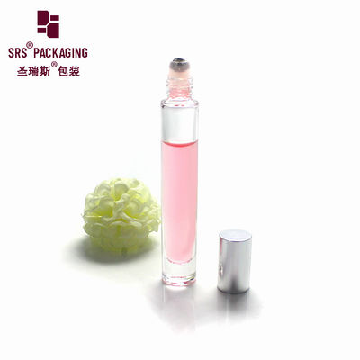 購入 空っぽ 厚壁 透明 ガラス エッセンシャル オイル 10ml ボトル ロール オンライン製造