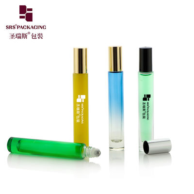 購入 GB1-10ML エッセンシャルオイル用空の丸いガラスロールボールボトルコーティング10ML オンライン製造