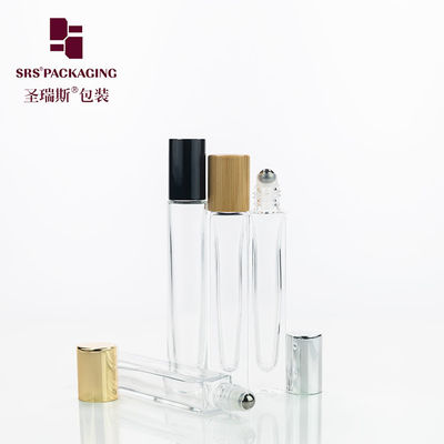 購入 GB1-10ML 香水 空のガラス ロールオンボトル 厚い壁 10ml シルバーメタル蓋付き オンライン製造