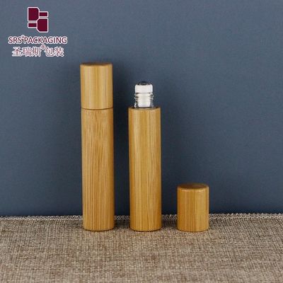 購入 エッセンシャルオイル パッケージング用 空の竹製ローラーボトル 8ml オンライン製造