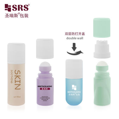 RPPC1-60ml 100% 漏れのない子供防止型 円筒状の丸いデザインのボトル