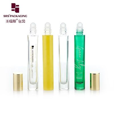 10ML ロールオン グラス ボトル カスタマイズされた色 漏れもなく 化粧品パッケージ用のスクリーンプリント