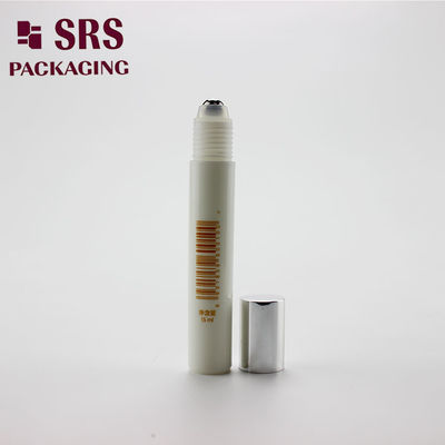 SRS 空の化粧品 15ml 白いプラスチック香水ローラーボールボトル