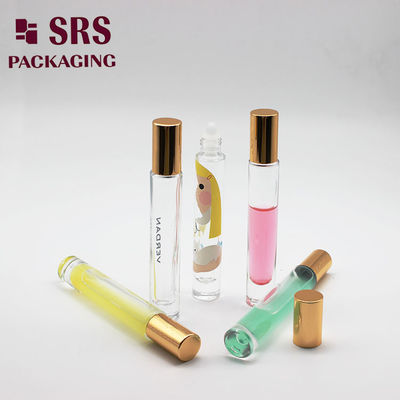 SRS 厚肉空ガラスローラーボールボトル 丸型 10ml