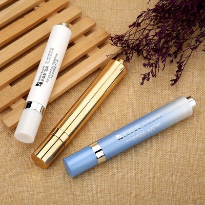 AY-15ML グラデーションブルー エアレスポンプボトル ローラーボール付き 目の下マッサージャー パッケージ