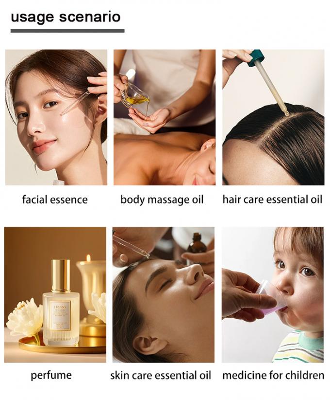 ブラックプラスチックドロッパー ガラスボトル 5ml 10ml 15ml 20ml 30ml 50ml 100ml オイル用 2